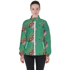Toy Robot Women s High Neck Windbreaker by Vaneshart