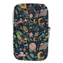 Texture Patterns Aliens Rockets Space Waist Pouch (Large) View2
