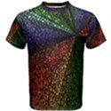 Abstract Colorful Pieces Mosaics Men s Cotton Tee View1