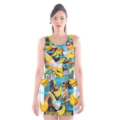 Creature From The Black Lagoon Bananas Scoop Neck Skater Dress by cypryanus