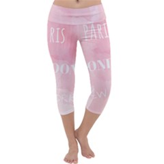 Paris, London, New York Capri Yoga Leggings by Lullaby