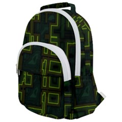 Seamless Pattern Texture Background Curcuit Rounded Multi Pocket Backpack by Simbadda