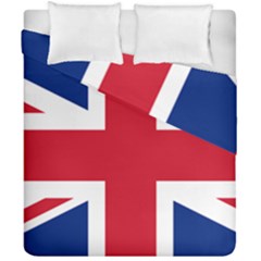 Uk Flag Duvet Cover Double Side (california King Size) by FlagGallery