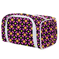 Pattern Colorful Texture Design Toiletries Pouch by Simbadda