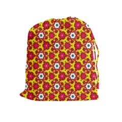 Pattern Colorful Modern Color Drawstring Pouch (xl) by Simbadda
