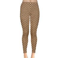 Paper Texture Background Inside Out Leggings by HermanTelo