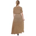 Paper Texture Background Waist Tie Boho Maxi Dress View2