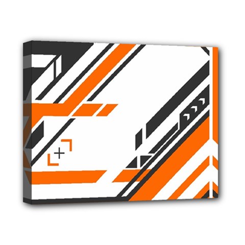 Abstract Art Pattern Canvas 10  X 8  (stretched) by Vaneshart