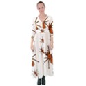 Insect Spider Wildlife Button Up Maxi Dress View1