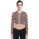 Coffee on Coffee Long Sleeve Zip Up Bomber Jacket View1
