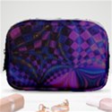 Background Silky Geometric Fractal Make Up Pouch (Small) View1