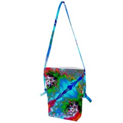 Abstract Art Art Design Modern Art Folding Shoulder Bag by Wegoenart