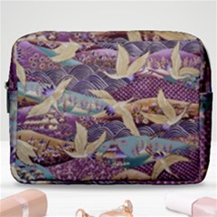 Textile Fabric Cloth Pattern Make Up Pouch (large) by Wegoenart
