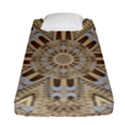 Wood And Wood With Hearts And More Wood Ornate Fitted Sheet (Single Size) View1