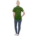 Fauna Nature Ornate Leaf Women s Short Sleeve Pocket Shirt View2