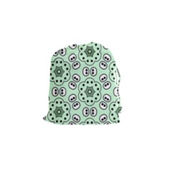 Background Texture Dots Pattern Drawstring Pouch (small) by Vaneshart