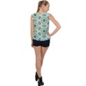 Background Texture Dots Pattern Bubble Hem Chiffon Tank Top View2