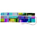 Glitch Art Abstract Roll Up Canvas Pencil Holder (L) View2