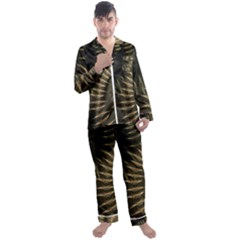Fractal 2021756 960 720 Men s Satin Pajamas Long Pants Set by vintage2030