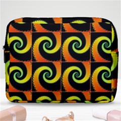 Spiral Seamless Pattern Make Up Pouch (large) by Vaneshart