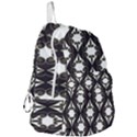 Abstract Seamless Pattern Graphic Black Foldable Lightweight Backpack View3