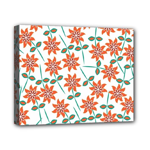 Vector Flower Floral Canvas 10  X 8  (stretched) by Vaneshart
