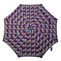 Thursday Pattern  Blue Hook Handle Umbrellas (medium) by snowwhitegirl