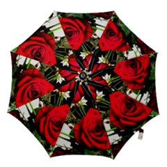 Roses 1 1 Hook Handle Umbrellas (small) by bestdesignintheworld