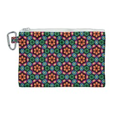Pattern  Canvas Cosmetic Bag (large) by Sobalvarro