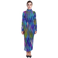 Background  Turtleneck Maxi Dress by Sobalvarro