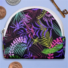 Leaves  Horseshoe Style Canvas Pouch by Sobalvarro