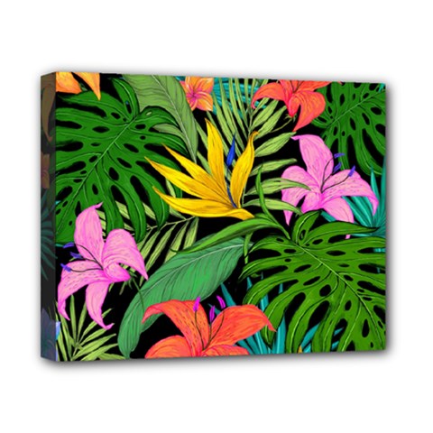 Tropical Greens Canvas 10  X 8  (stretched) by Sobalvarro