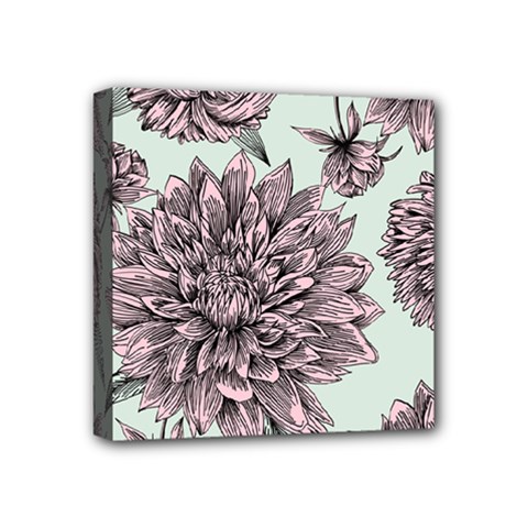 Flowers Mini Canvas 4  X 4  (stretched) by Sobalvarro