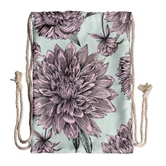 Flowers Drawstring Bag (large) by Sobalvarro