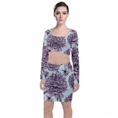 Flowers Top And Skirt Sets by Sobalvarro