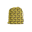 Retro Girl Daisy Chain Pattern Yellow Drawstring Pouch (Medium) View1