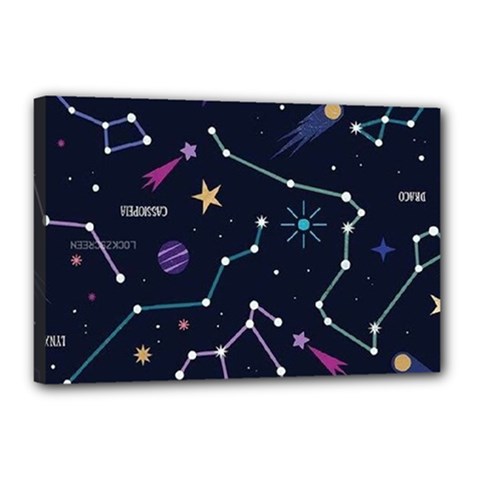 Space Wallpapers Canvas 18  X 12  (stretched) by Vaneshart