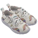 Cute Unicorns With Magical Elements Vector Kids Athletic Shoes View3