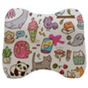 Set Kawaii Doodles Velour Head Support Cushion View1