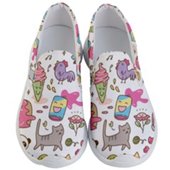 Set Kawaii Doodles Men s Lightweight Slip Ons by Vaneshart
