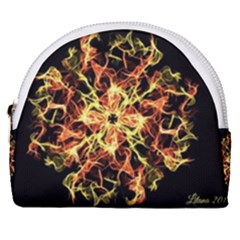Ablaze Horseshoe Style Canvas Pouch by litana