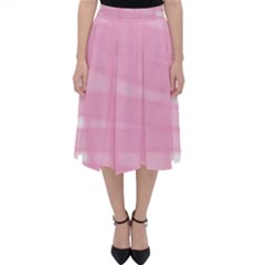 Pink Ribbon Classic Midi Skirt by snowwhitegirl