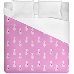 Skeleton Pink Duvet Cover (king Size) by snowwhitegirl