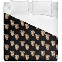 Angel Cherub Black Duvet Cover (king Size) by snowwhitegirl