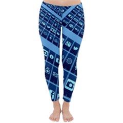 Apps Social Media Networks Internet Classic Winter Leggings by Vaneshart