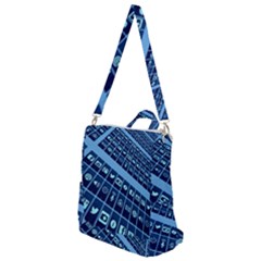 Apps Social Media Networks Internet Crossbody Backpack by Vaneshart