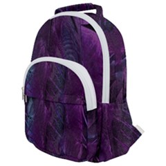 Abstract Form Pattern Texture Rounded Multi Pocket Backpack by Vaneshart