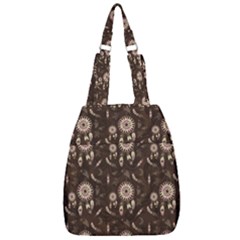 Wonderful Pattern With Dreamcatcher Center Zip Backpack by FantasyWorld7