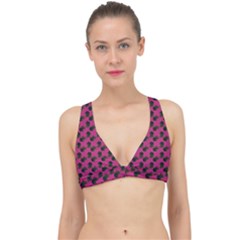 Black Rose Pink Classic Banded Bikini Top by snowwhitegirl
