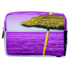Pop Art Beach Umbrella Make Up Pouch (medium) by essentialimage